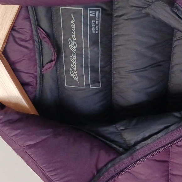 Eddie Bauer Cirruslite Down Jacket Puffer Purple Size M - Picture 12 of 12
